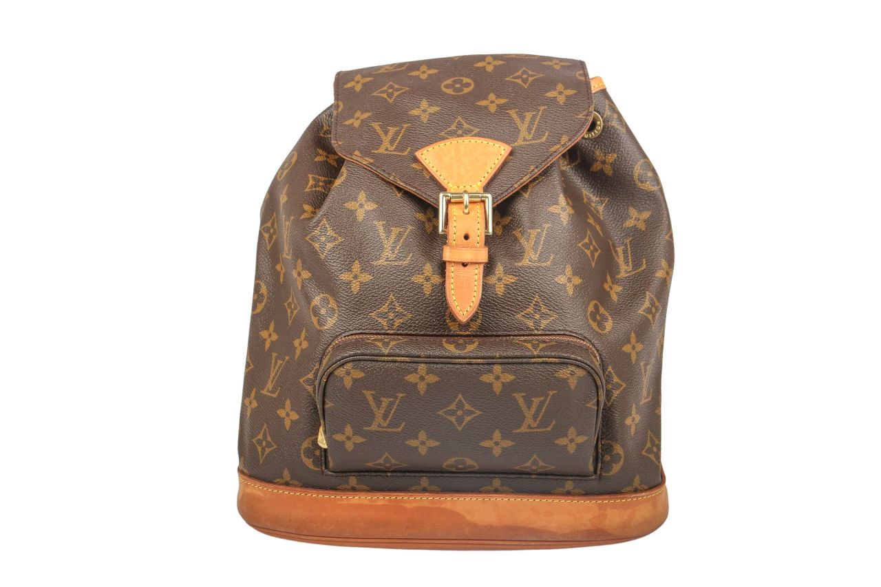 LOUIS VUITTON Brown Monogram Canvas Montsouris MM Backpack - The Purse  Ladies