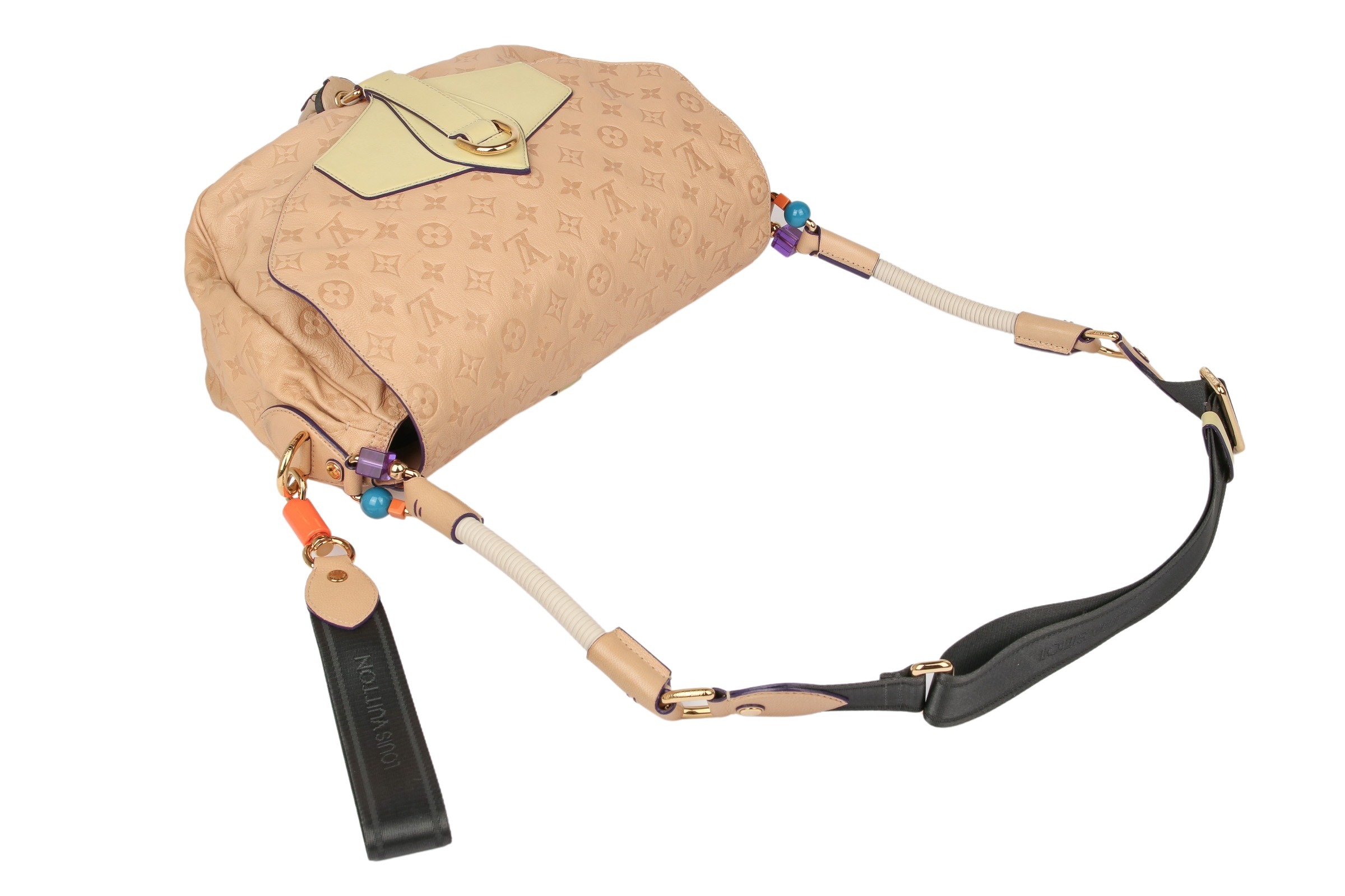 Louis Vuitton Underground Messenger Bag Monogram Empreinte Beige