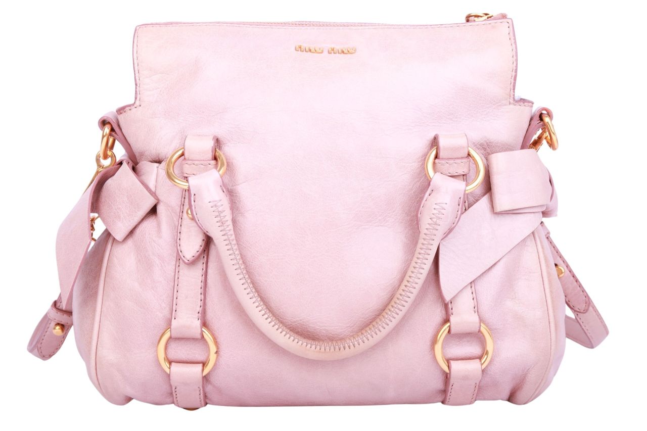 Miu Miu Ribbon 2 Way Bag Rosa