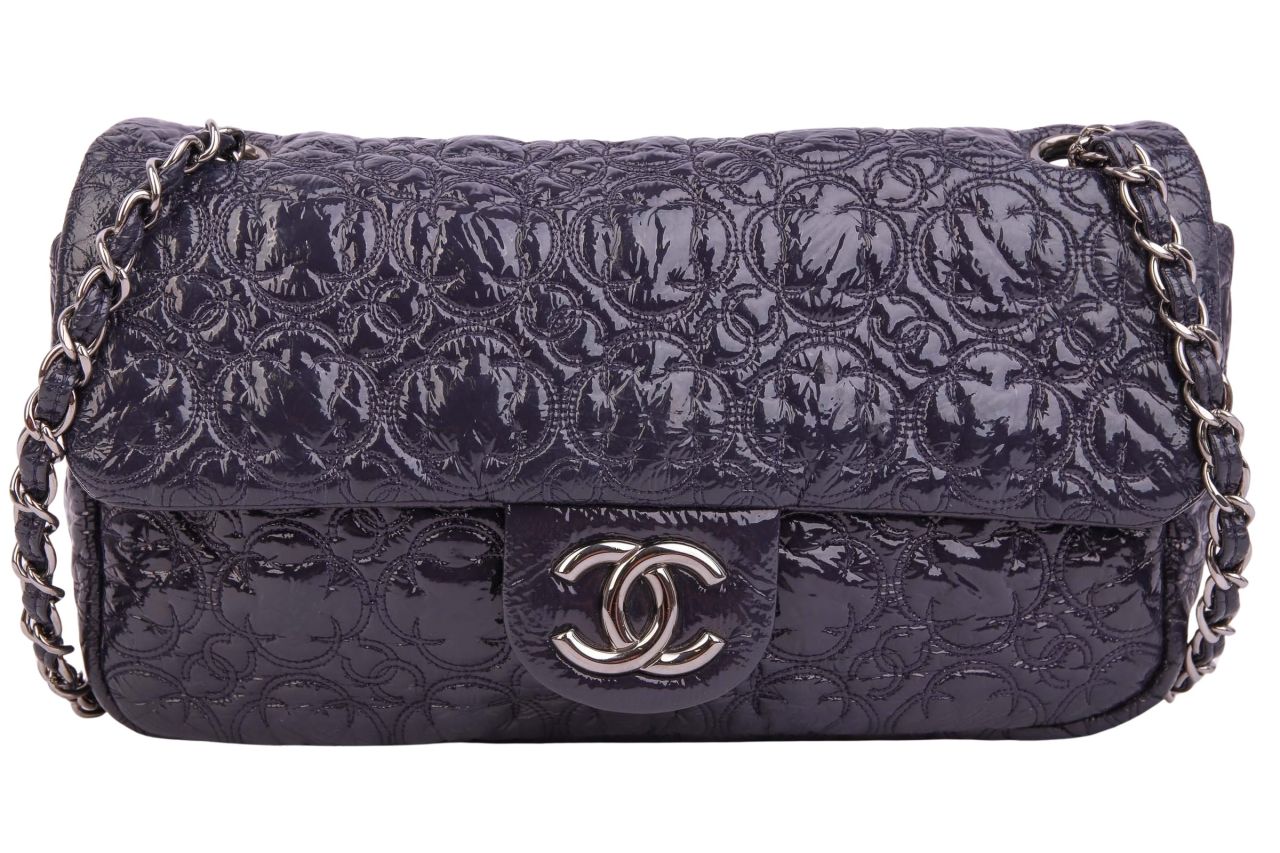 Chanel Camelia Patent Flower Lila