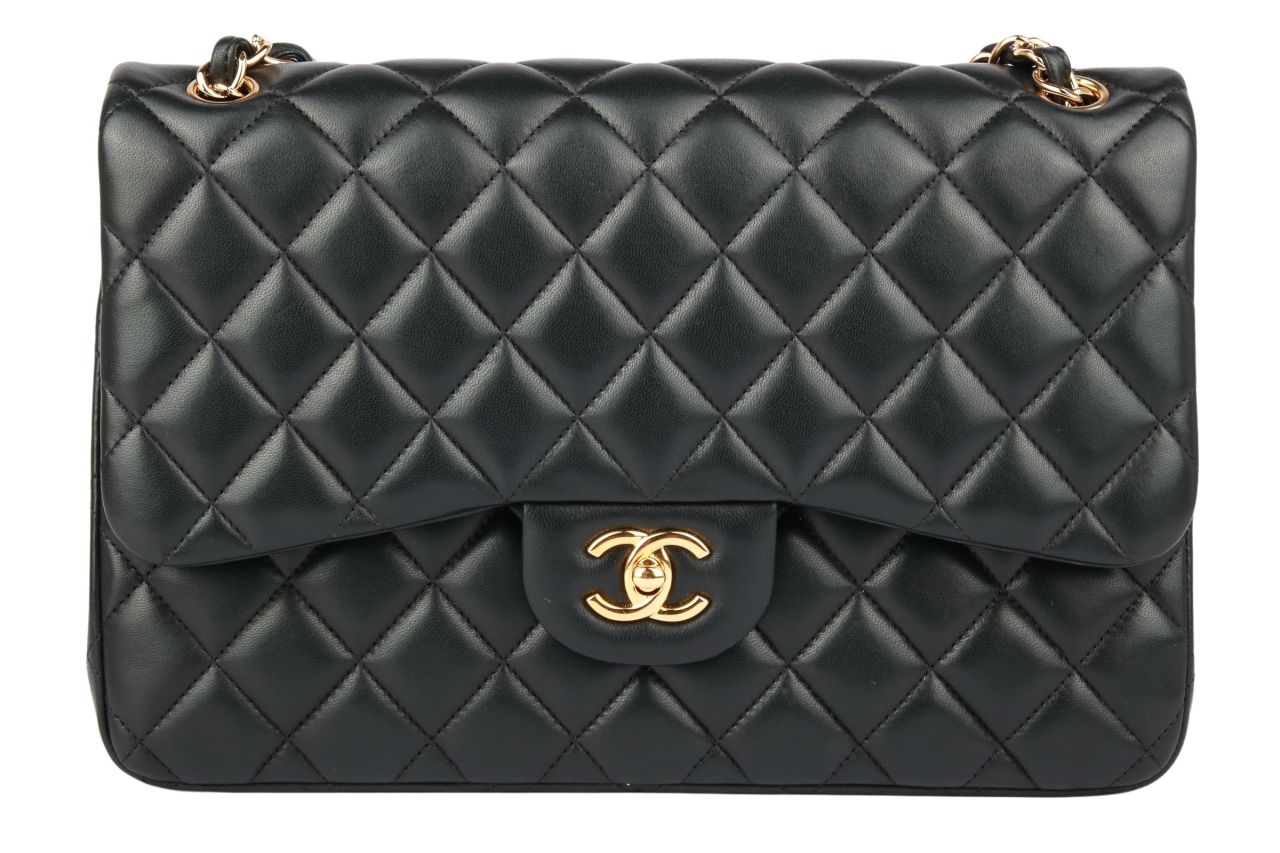 Chanel Jumbo Double Flap Bag Schwarz