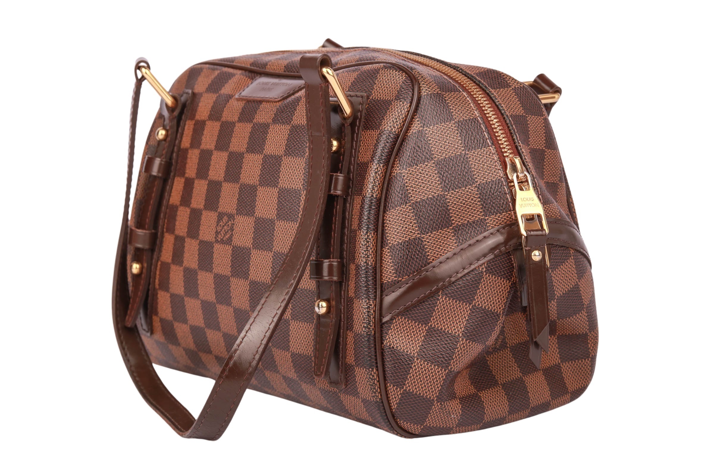 LOUIS VUITTON Damier Rivington PM Shoulder Bag N41157 LV Brown  2200316872096