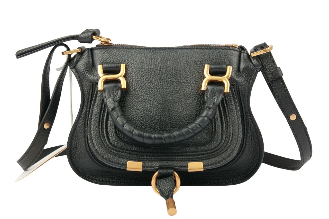 Chloé Marcie Mini Crossbody Bag Schwarz