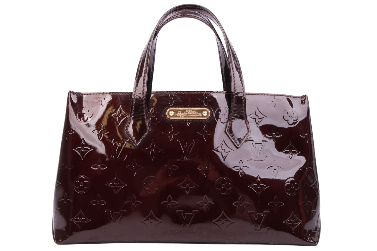 Louis Vuitton Wilshire PM Monogram Vernis Bordeaux