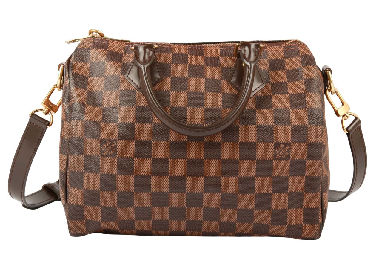 Louis Vuitton Speedy 25 Bandoulière Damier Ebene Canvas