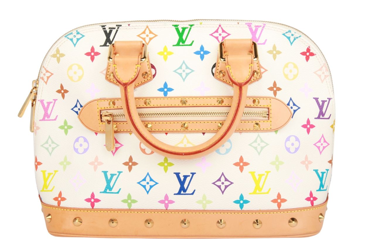 Louis Vuitton Alma Monogram Multicolor Weiß