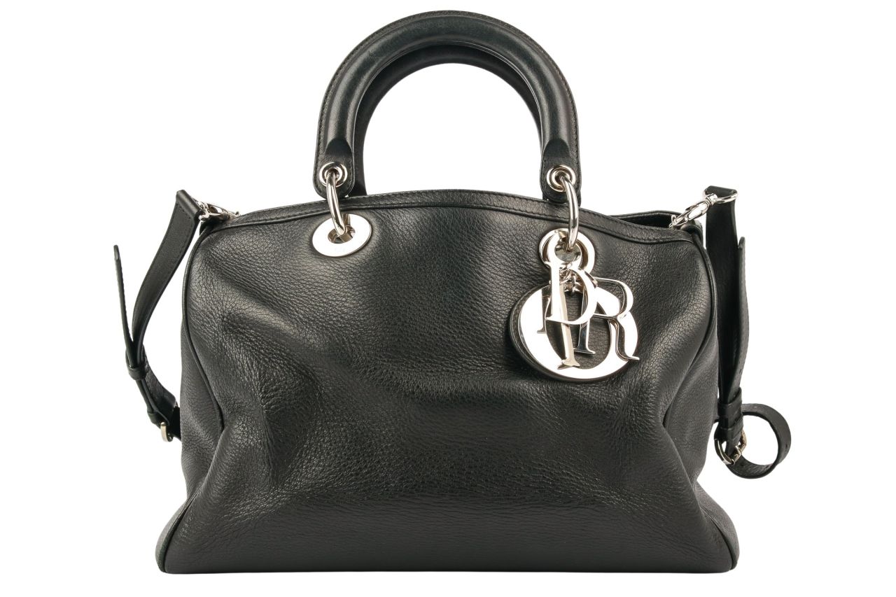 Dior Diorissimo Bag Leder Schwarz