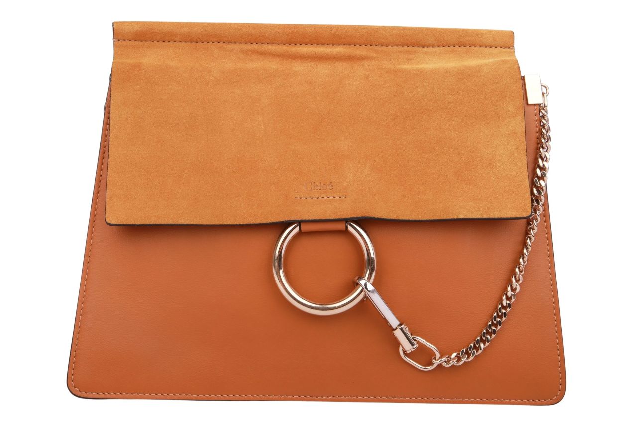 Chloé Faye Clutch Senfgelb