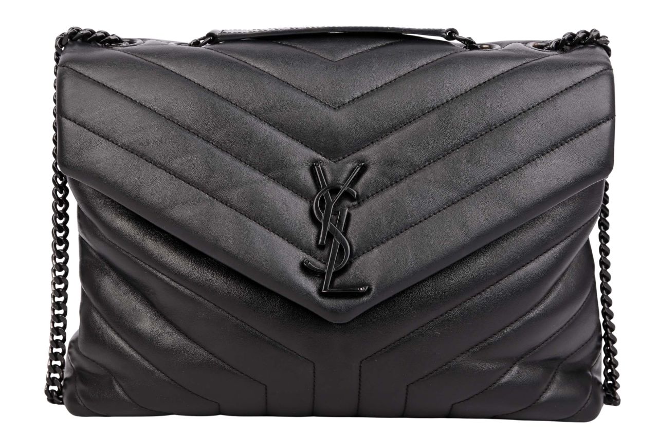 Saint Laurent Loulou Medium Schwarz