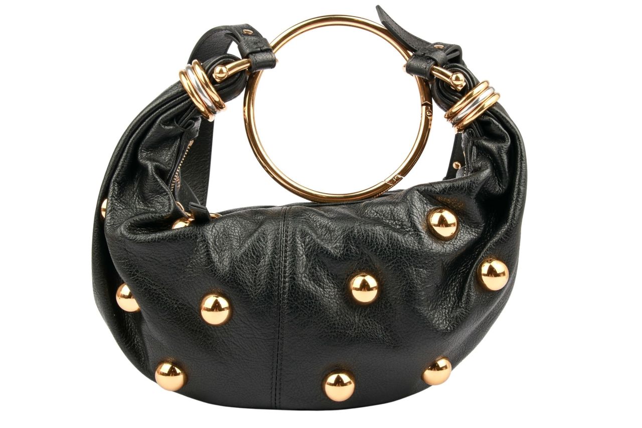 Chloé Bracelet Hobo Bag Leder Schwarz