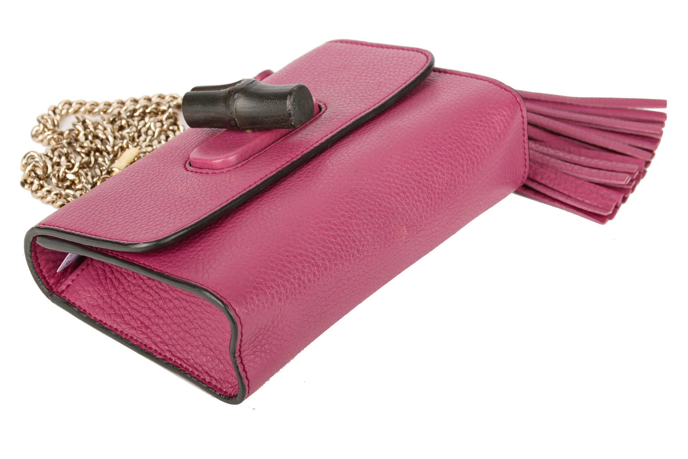 Gucci Mini Bamboo Chain Strap Bag Pink | mediakits.theygsgroup.com