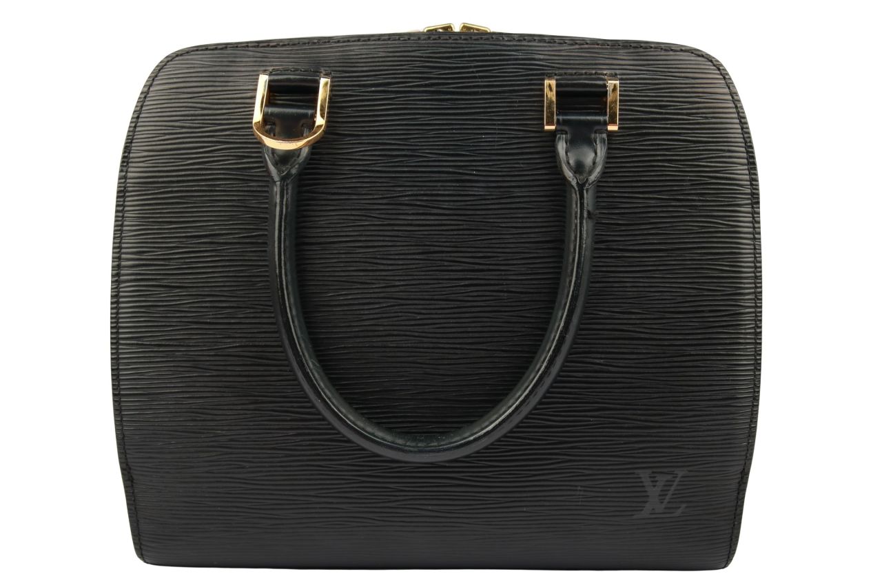 Louis Vuitton Pont Neuf PM Epi Leder Schwarz