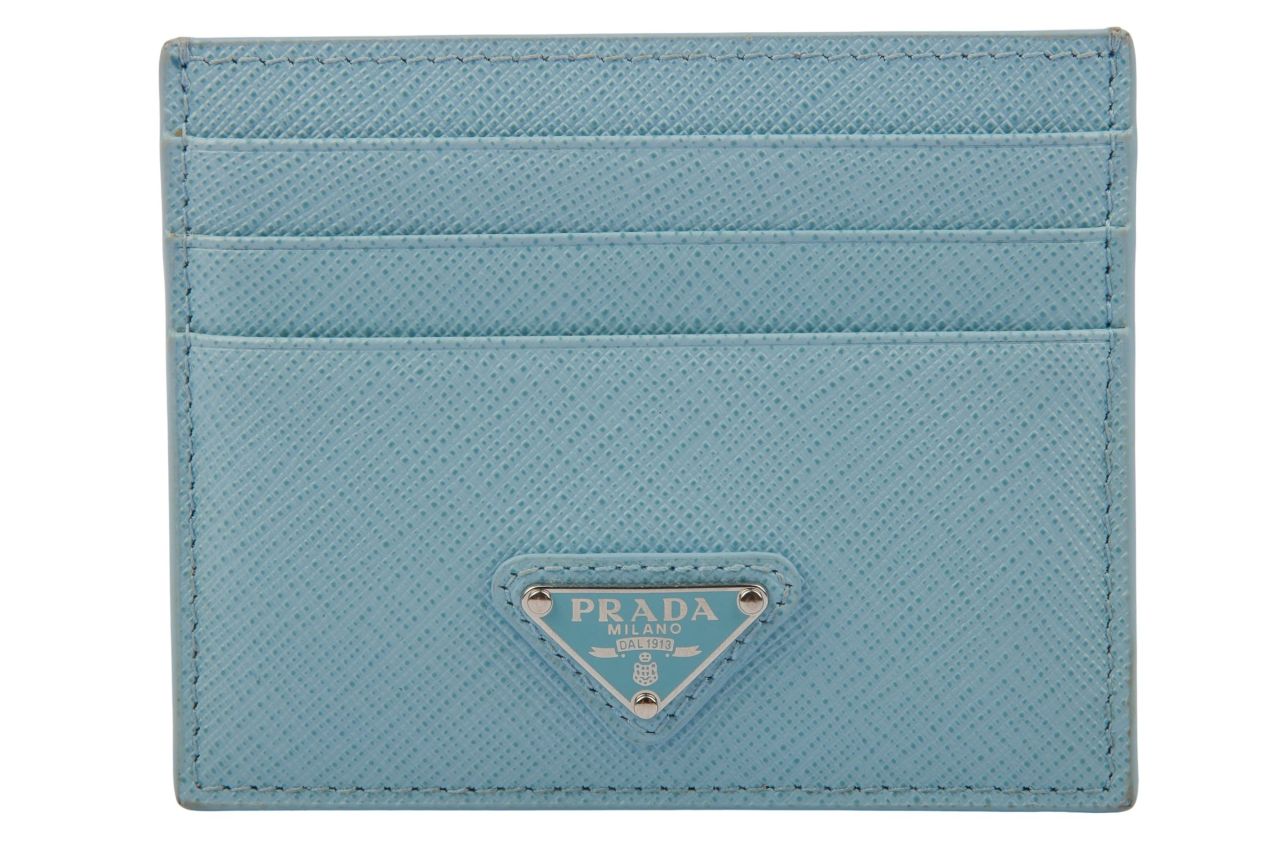 Prada Kartenetui Babyblau