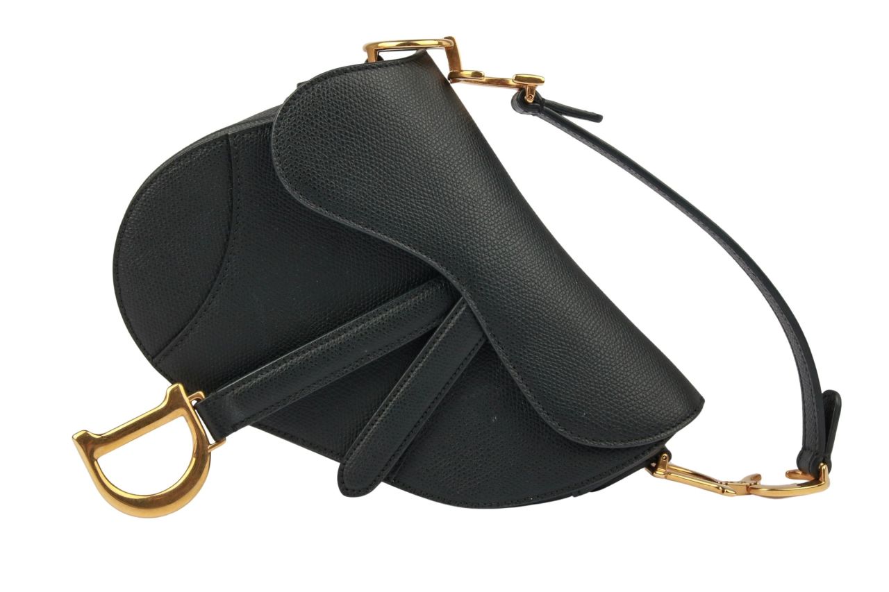 Dior Saddle Bag Mini Schwarz