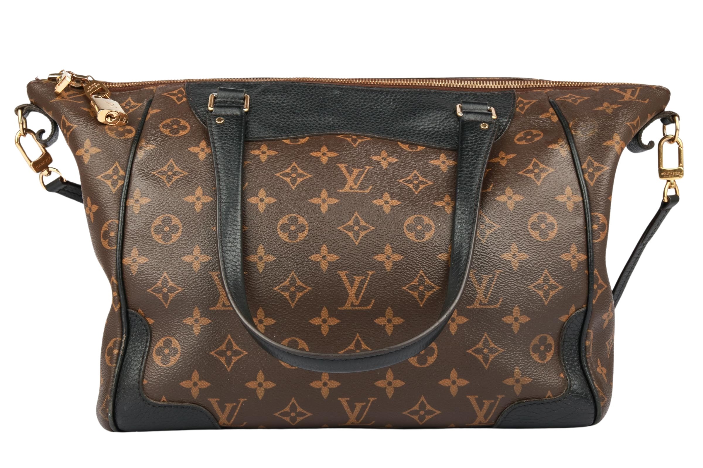 Louis Vuitton Estrela MM Tote Crossbody Handbag Monogram Brown Canvas BAG