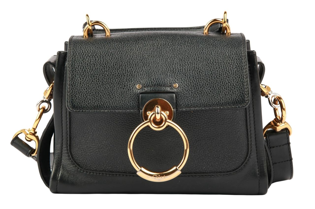 Chloé Tess Mini Crossbody Bag Schwarz