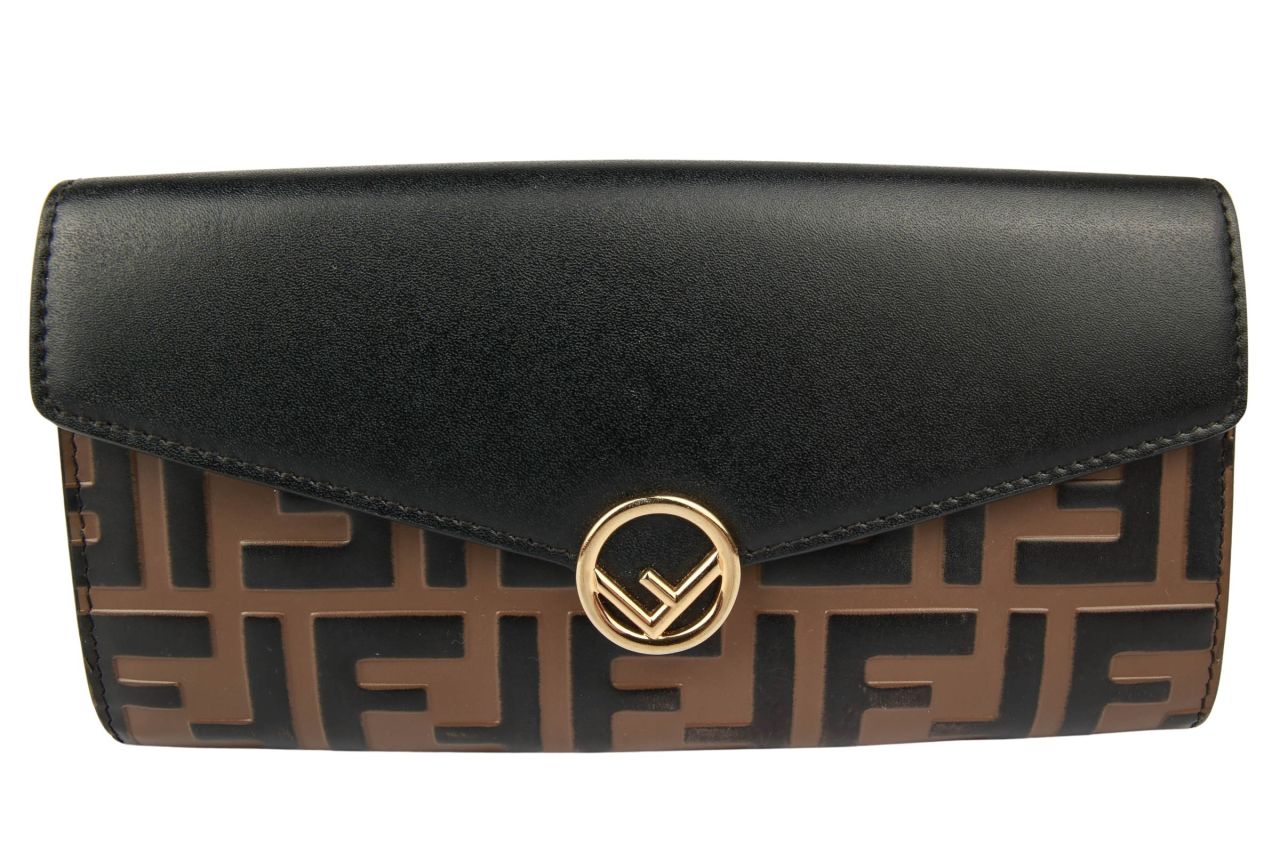 Fendi Continental Portemonnaie Leder