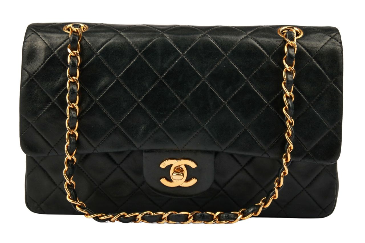 Chanel Timeless Classic Double Flap Medium Schwarz