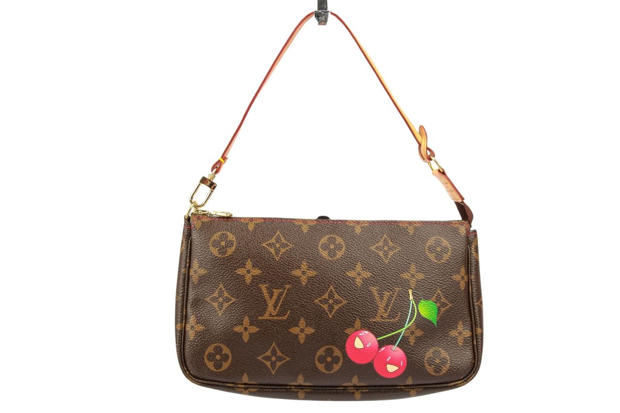 Louis Vuitton Pochette Monogram Canvas "Cherry"