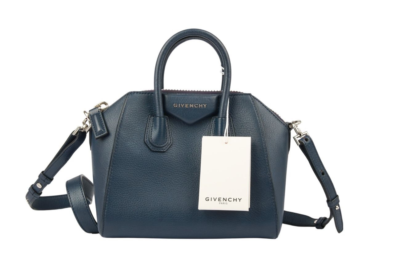 Givenchy Antigona Mini Leder Blau