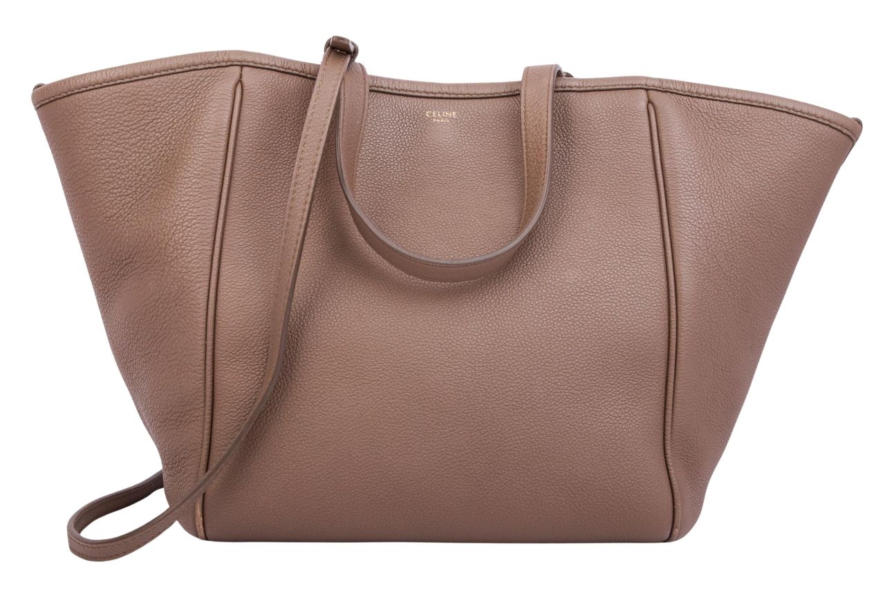 Céline Small Fold Hippo Tasche Beige