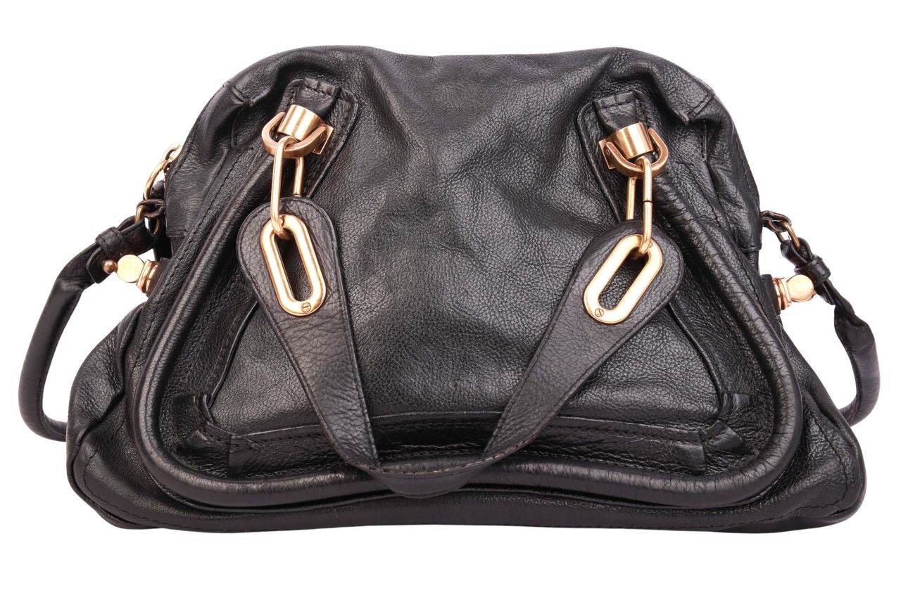 Chloé Paraty Vintage Medium Schwarz