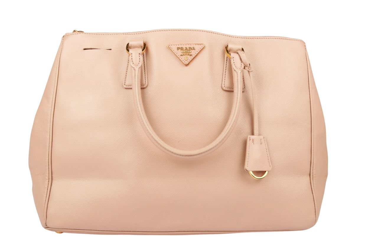 Prada Galleria Saffiano Leder Nude