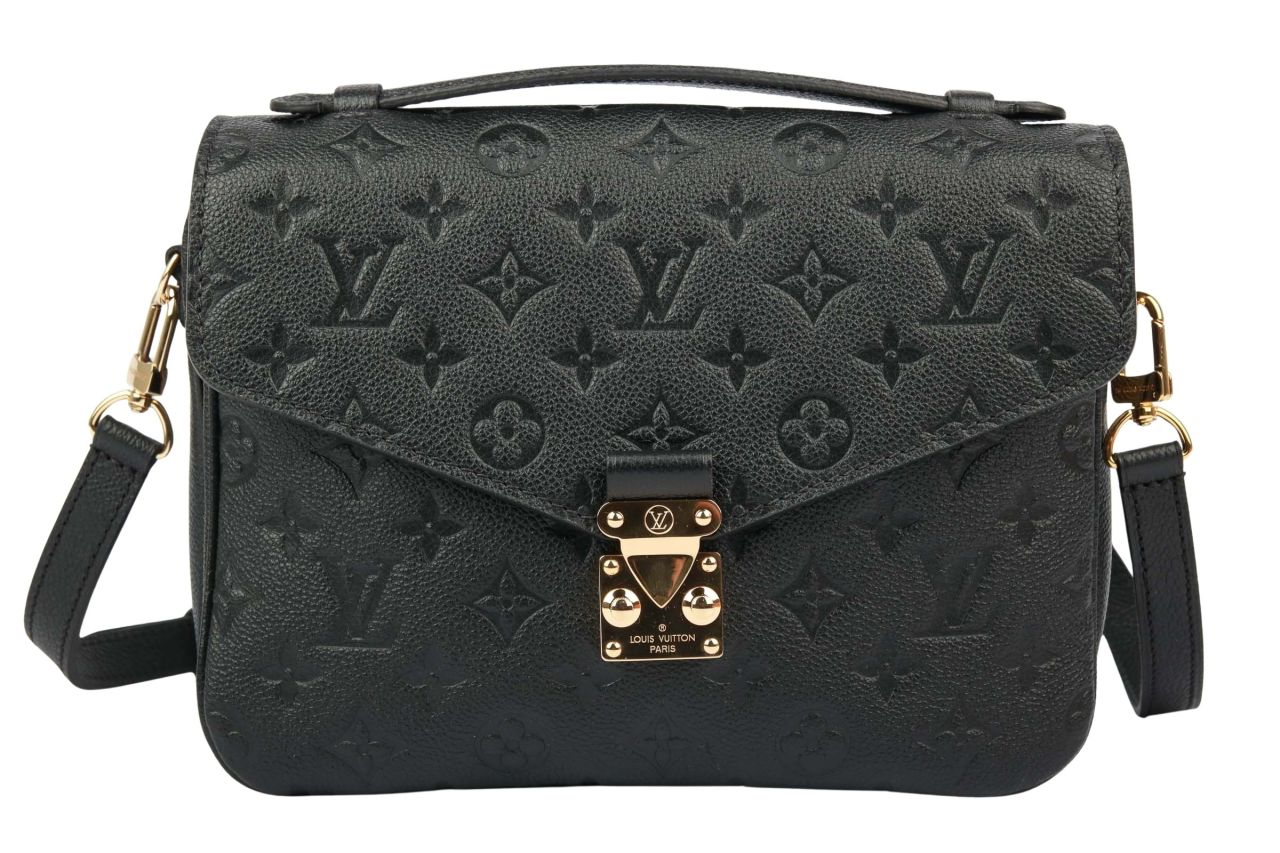 Louis Vuitton Pochette Métis Empreinte Schwarz