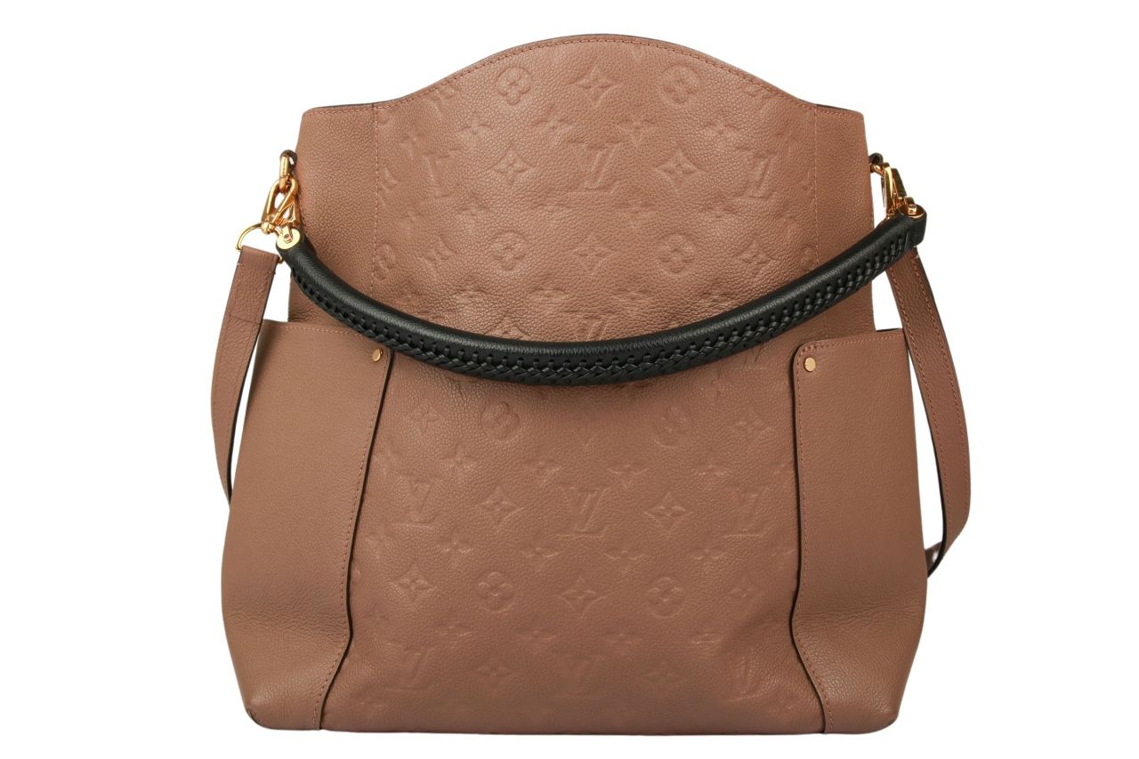 Louis Vuitton Bagatelle Monogram Empreinte Taupe