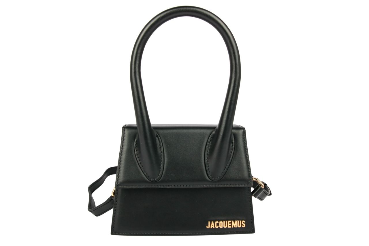 Jacquemus Le Chiquito Moyen Black Gold Leder