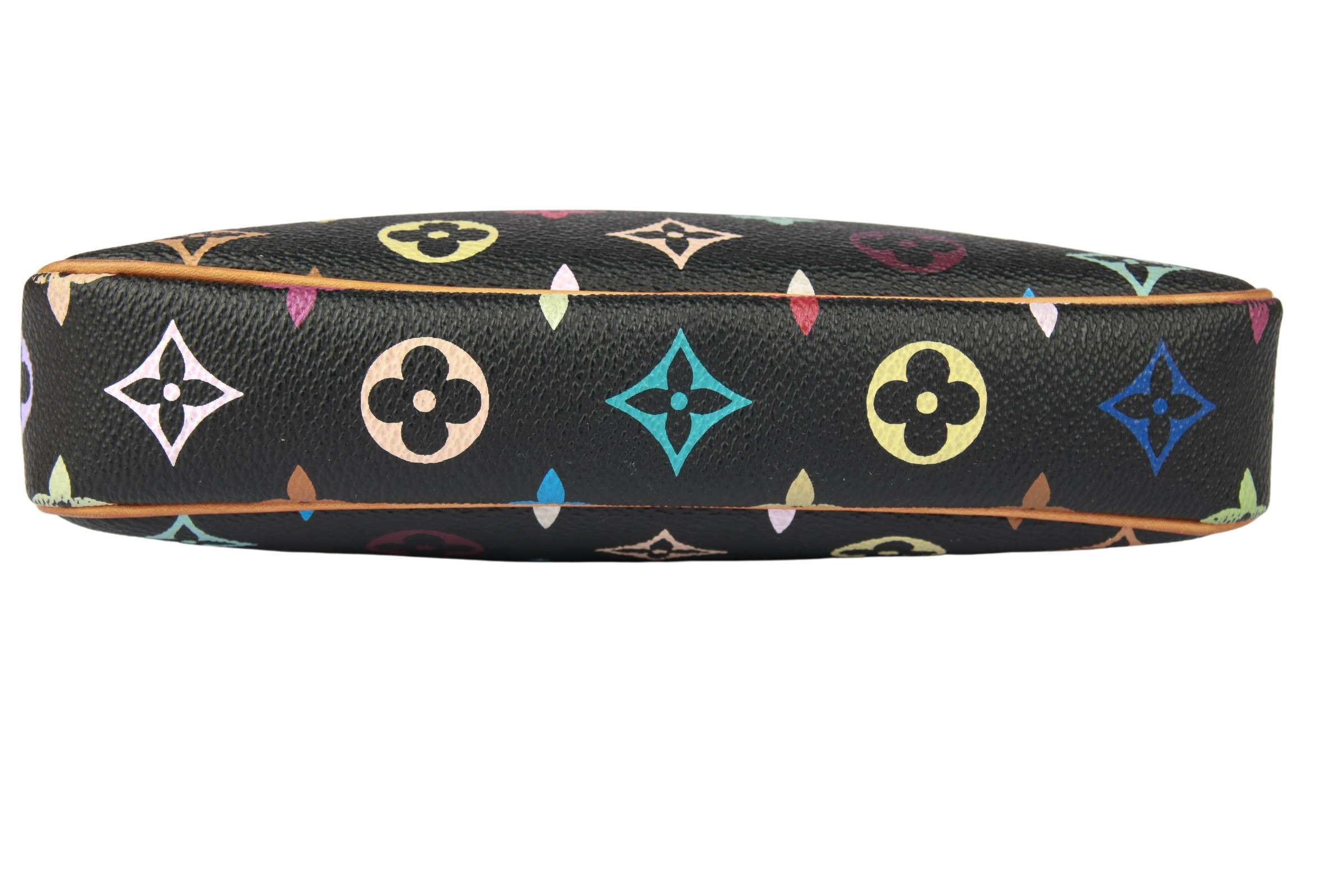 Louis Vuitton Black Multicolor Monogram Canvas Pochette