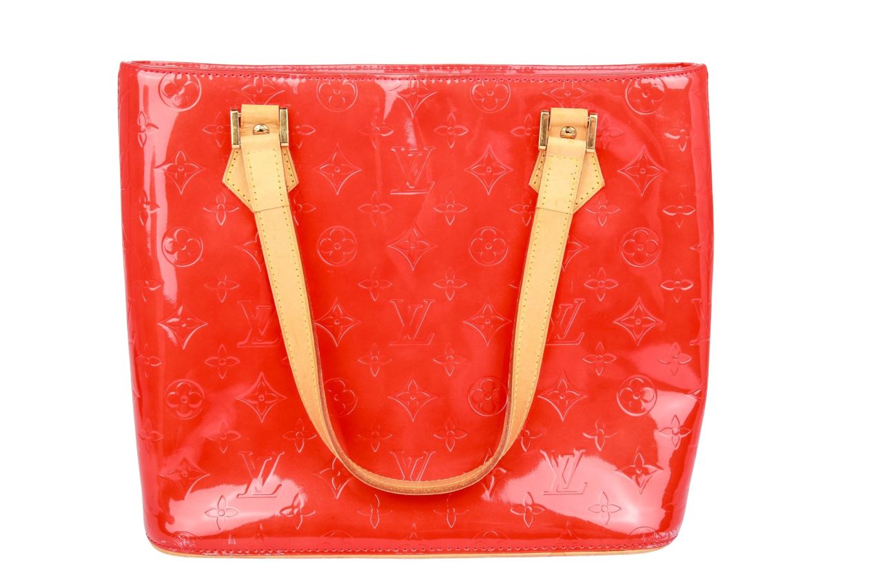 Louis Vuitton Houston Monogram Vernis Rot