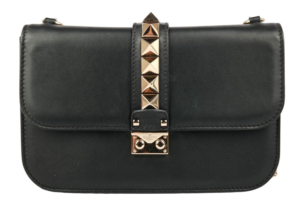 Valentino Garavani Rockstud Crossbody Bag Schwarz