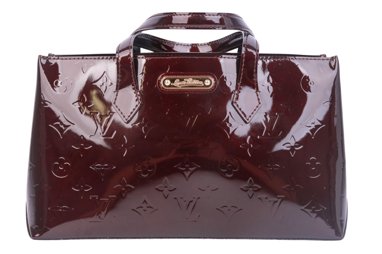 Louis Vuitton Wilshire PM Monogram Vernis Bordeaux