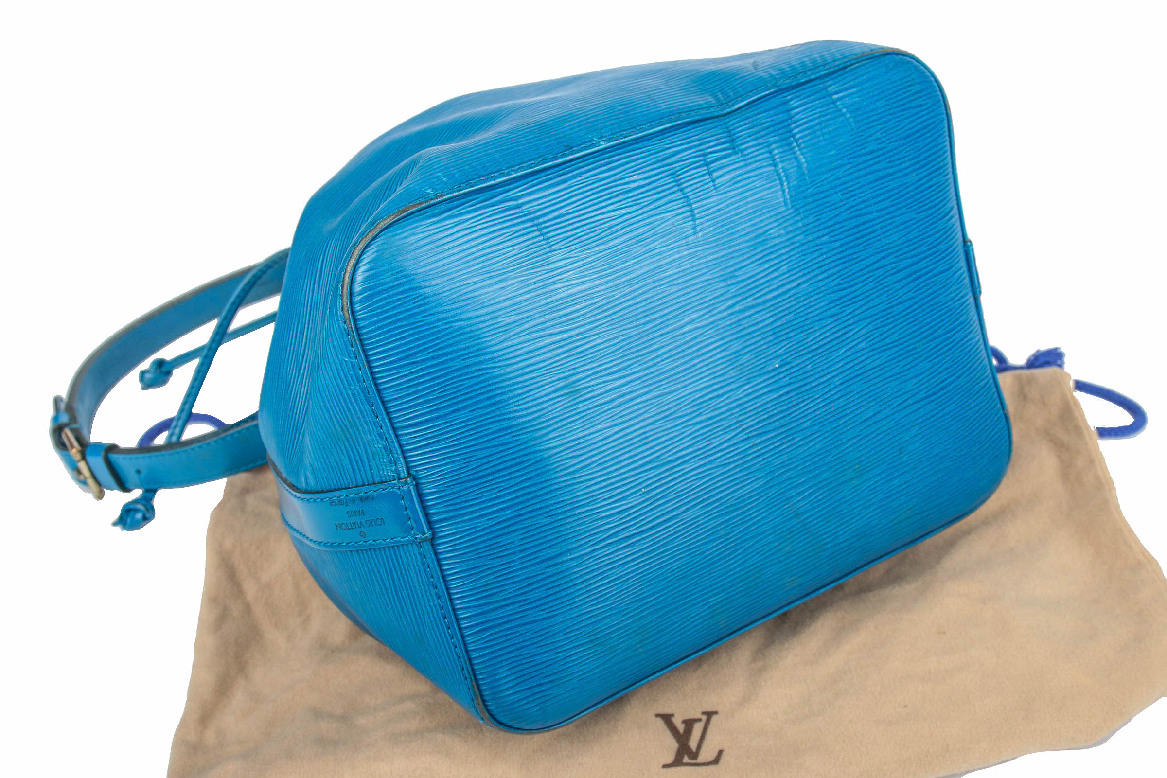 Louis Vuitton Sac Noé Petit Epi Leder Blau | 0