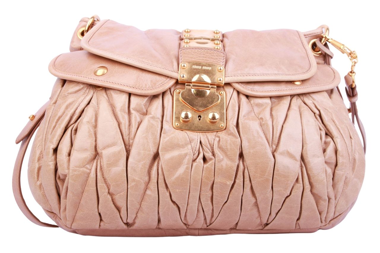 Miu Miu Matelassé Bag Beige