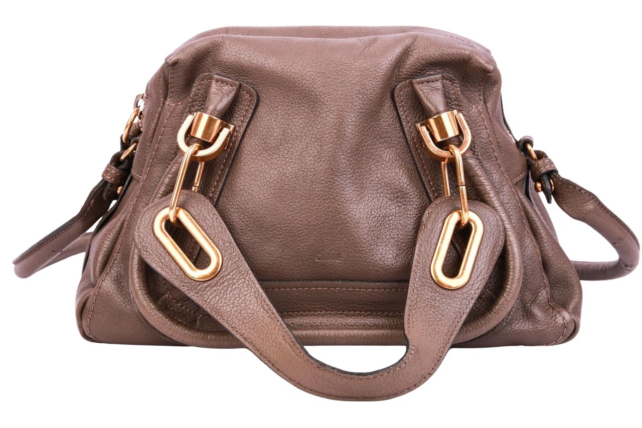 Chloé Paraty Vintage Small Mud Taupe