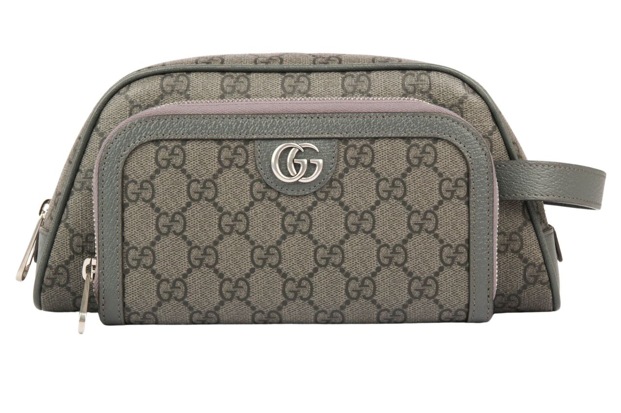 Gucci Cosmetic Case Ophidia GG Supreme Canvas Grey Luxussachen