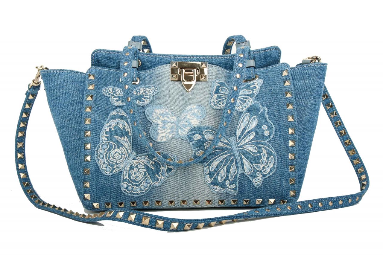 valentino butterfly tote