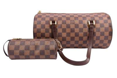 Louis Vuitton Papillon 30 Damier Ebene Braun inkl. Pochette Luxussachen