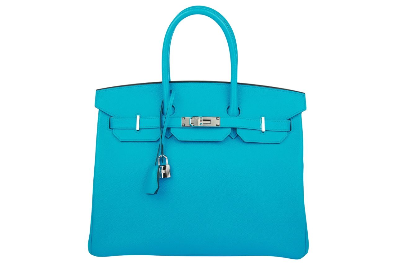 Hermès Birkin 35 Epsom Bleu Mykonos