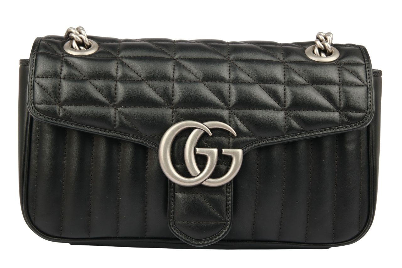 Gucci Marmont Small Leder Schwarz