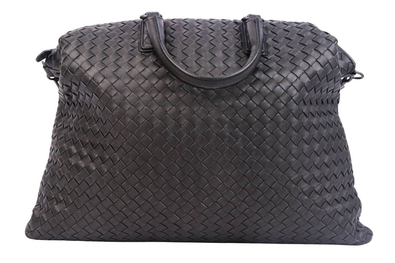 Bottega Veneta Convertible Medium Intrecciato Schwarz