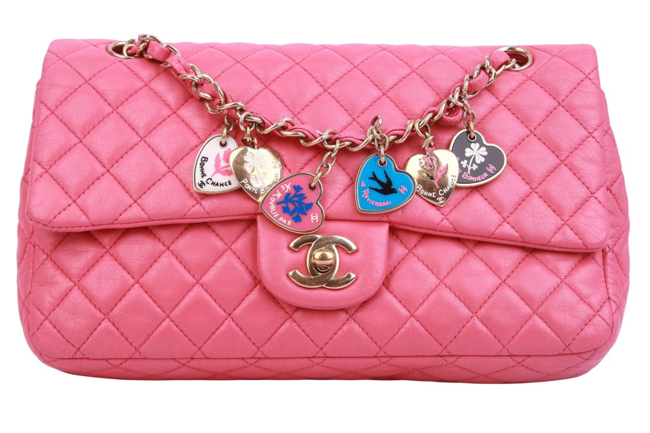 Chanel Timeless Medium Single Flap Bag Pink