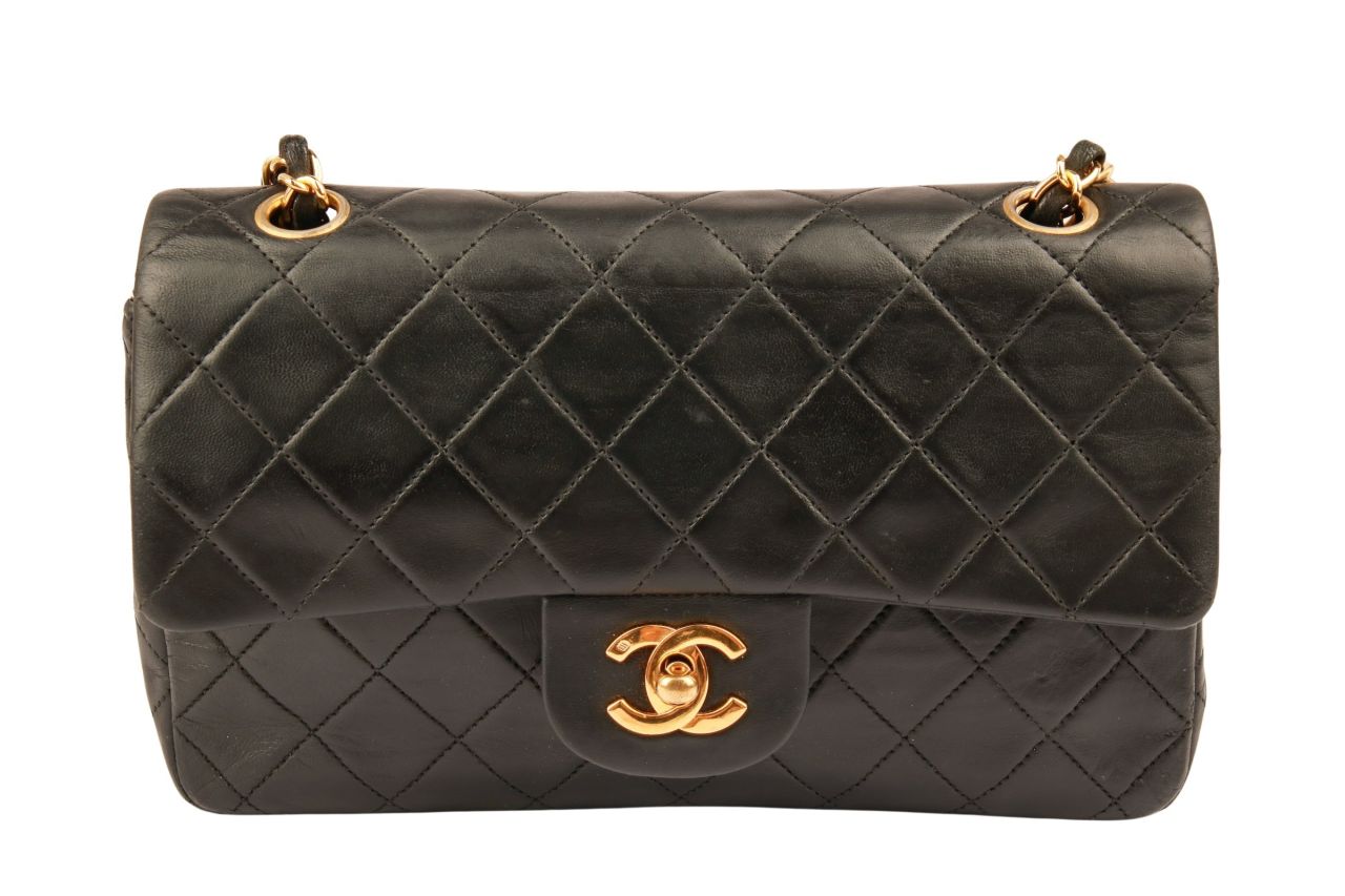 Chanel Timeless Classic Double Flap Small Schwarz