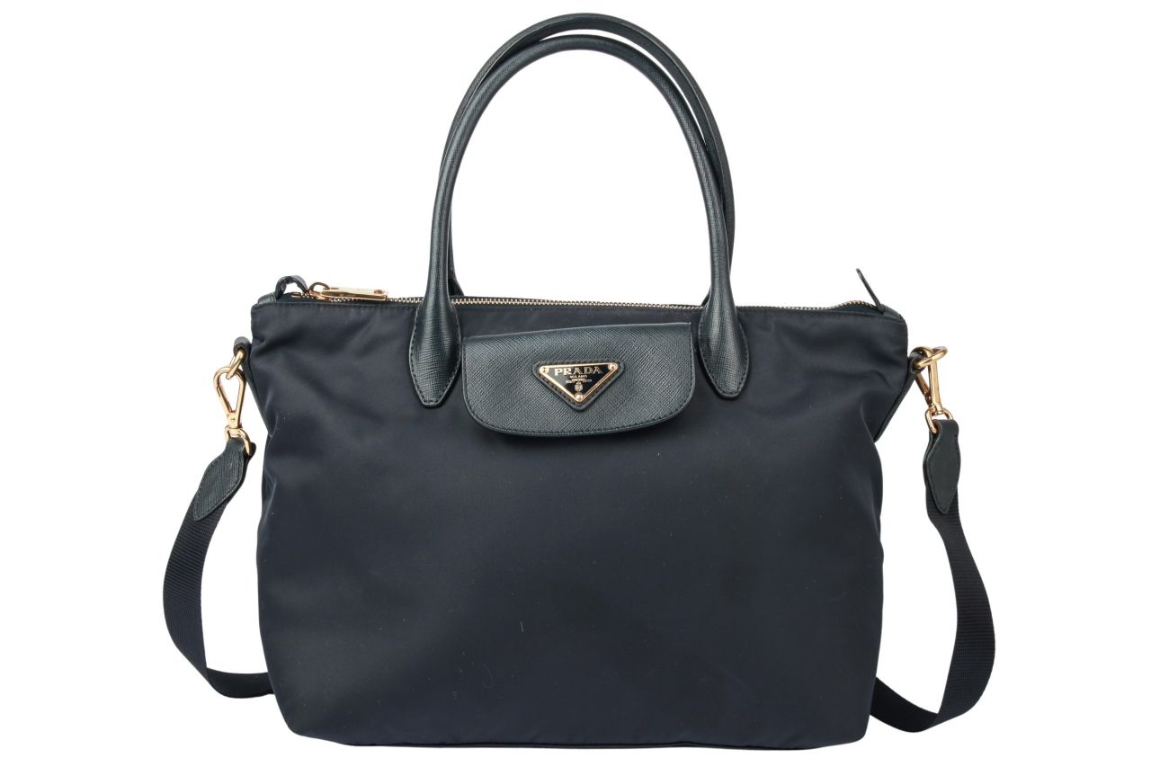 Prada Tessuto Nylon Handtasche Dunkelblau