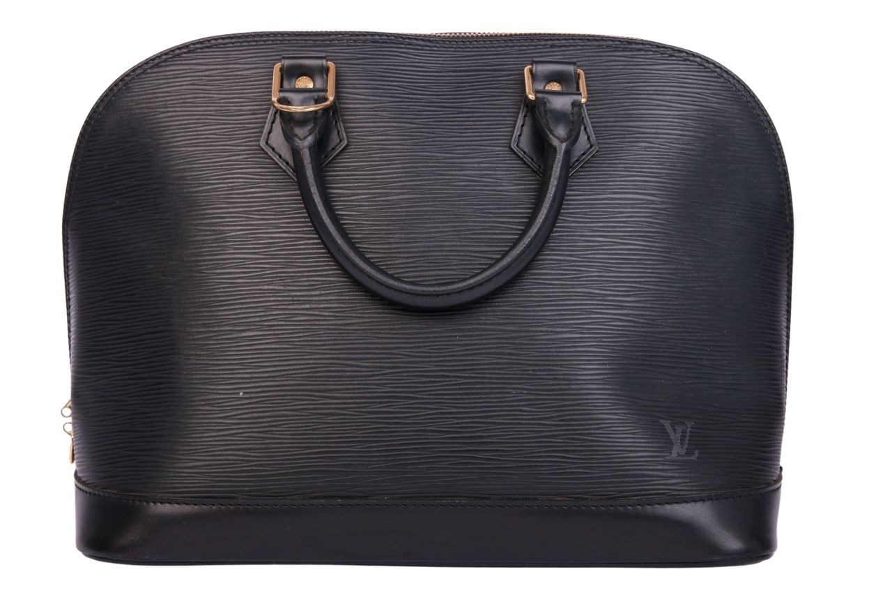 Louis Vuitton Alma Epi Leder Schwarz