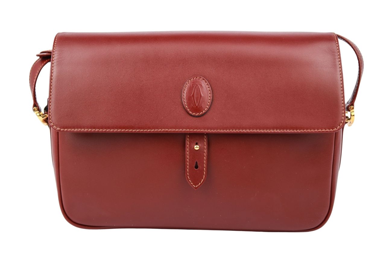 Cartier Must De Cartier Shoulder Bag Bordeaux