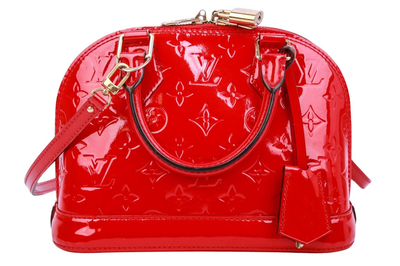 Louis Vuitton Alma BB Monogram Vernis Rot