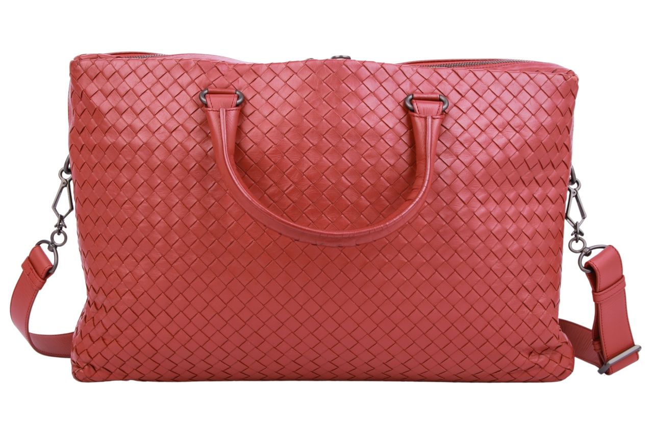 Bottega Veneta Intrecciato Business Bag Rot